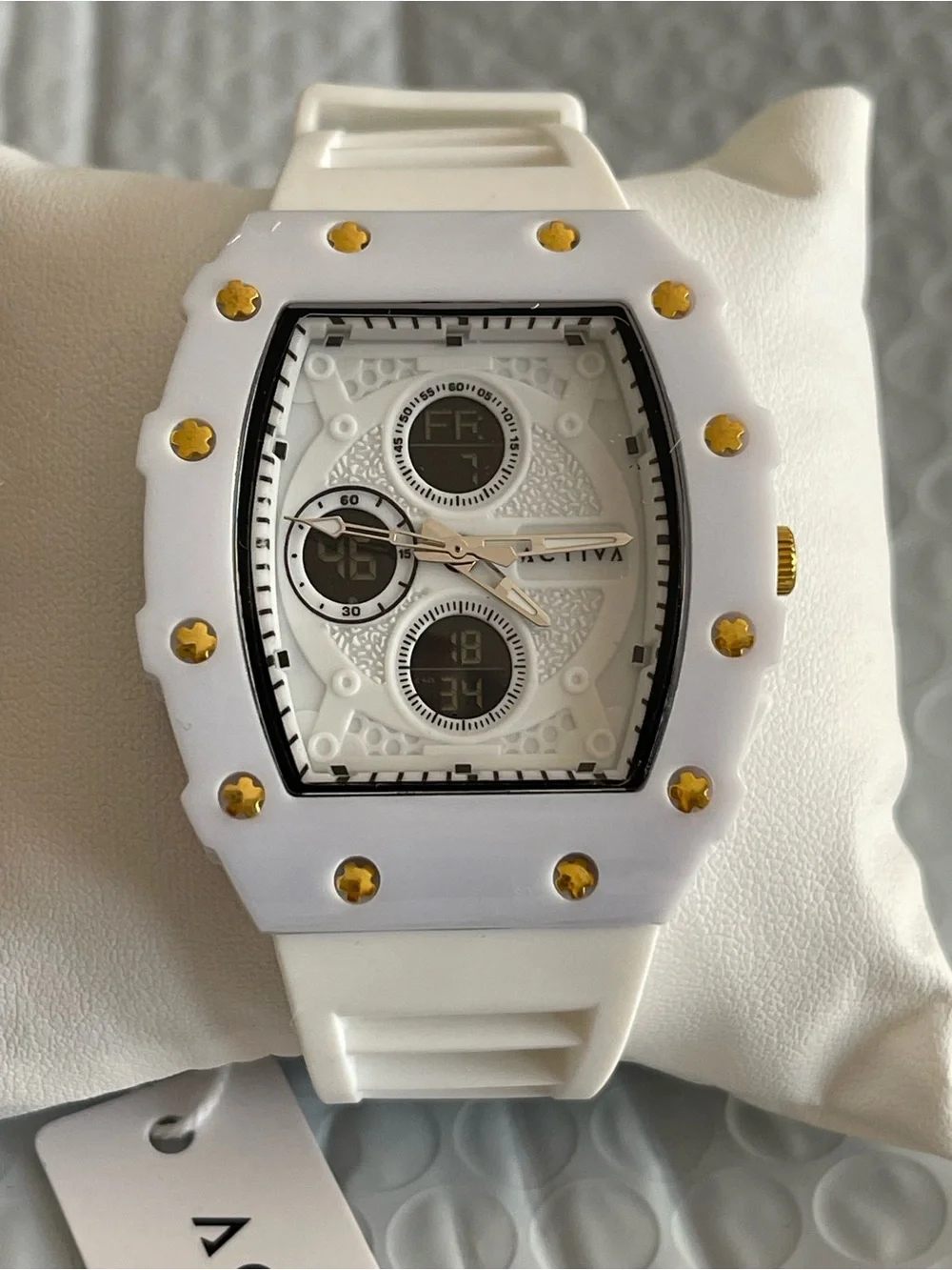 Activa X Invicta Digital Essentials Men's Watch - 42.8mm, White new